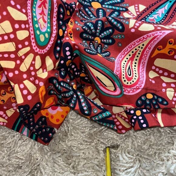 NWT Rachel Zoe Boho Floral V-Neck Romper Medium - Picture 8 of 13